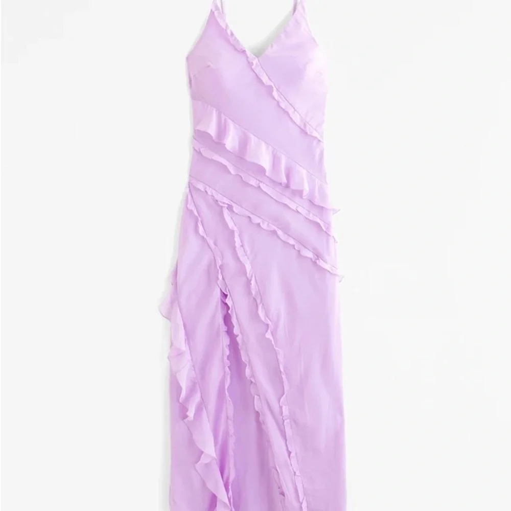 Abercrombie & Fitch Lilac Maxi Dress